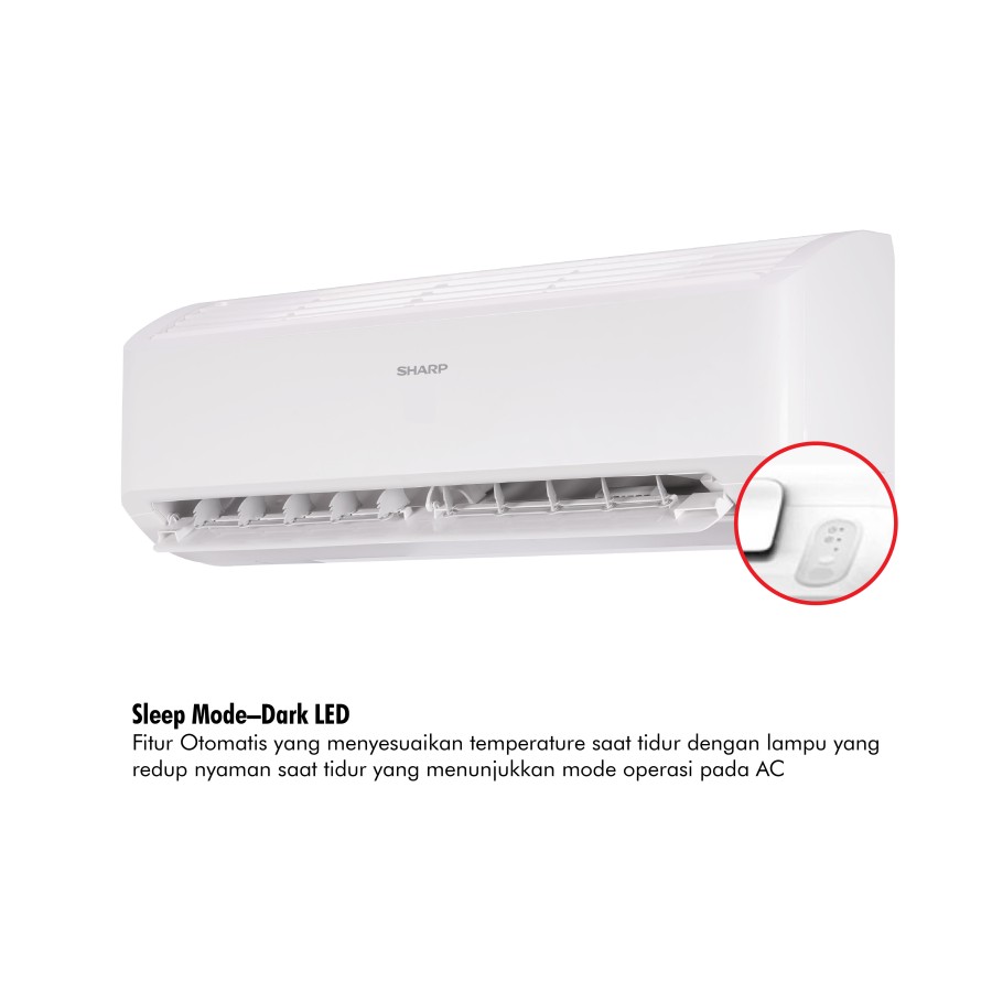 Sharp AC Standard Wall Mounted Split Garuda Series 1 PK - AH-A9BEY
